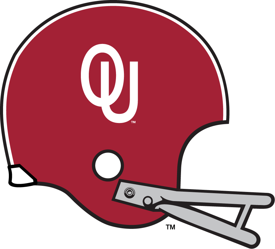 Oklahoma Sooners 1966 Helmet Logo iron on transfers for clothing